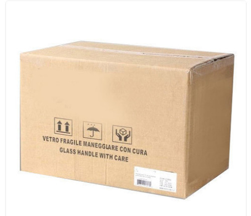 Printed Corrugated Boxes - 6x12 Inch, 5 Mm Thick Black And Brown | Lightweight, Eco-friendly, Customizable Design