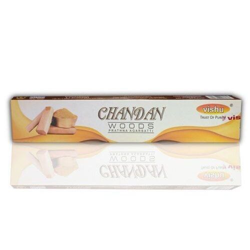 Brown A Clean And Calming Aroma Chandan Agarbatti With Aromatic Bamboo Incense Stick