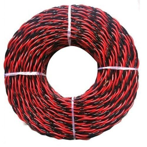 Heat Resistant Double Core Twisted Flexible Copper Wires For Domestic And Industrial  Frequency (Mhz): 50-60 Hertz (Hz)