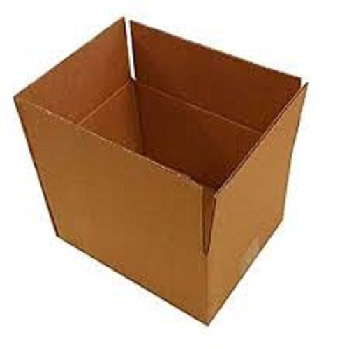 Lightweight Rectangular Corrugated Paper Box For Packaging Items