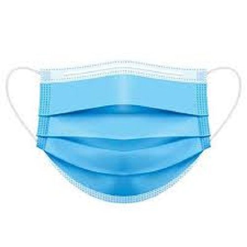 Soft Feel Rectangular Shape Disposable Pure Cotton Fabric Face Mask