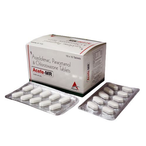 Aceclofenac Paracetamol And Chlorzoxazone Tablets Acerut-Mr Tablets Age Group: Adult