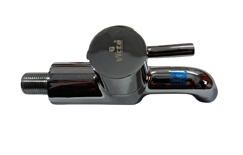 किचन और बाथरूम के लिए सिल्वर स्लिवर कलर ब्रास लॉन्ग बॉडी टैप