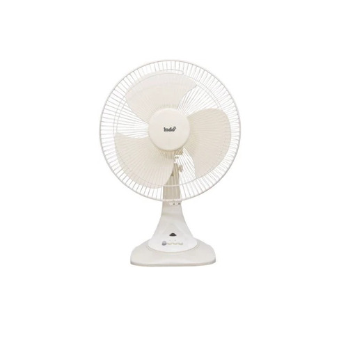 3 Blade White Table Fan - Blade Material: Plastic