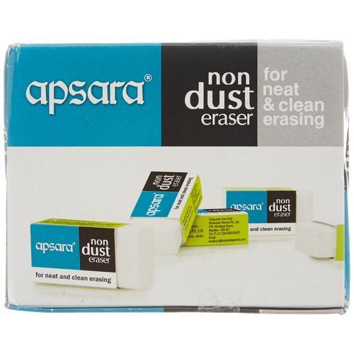 Apsara Non Dust Eraser High-quality Ultra-clean Non-dust Non-toxic Neat And Clean