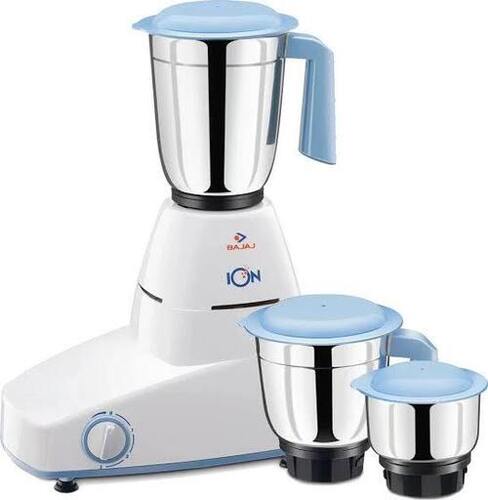 Bajaj Ion 500-Watt White Food Mixer - Material: Stainless Steel