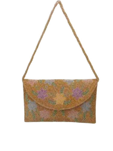 Multicolored Light Weight Attractive Look Ethnic Design Slate Decorative Board Bag For Ladies 