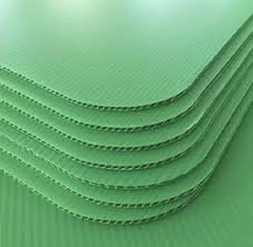 Green 550 Megapascals Tensile Strength 3-Side Seal Pp Corrugated Board