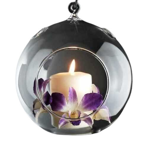 Beautiful Delicate Design Glass Candle Holder For Home Decoration