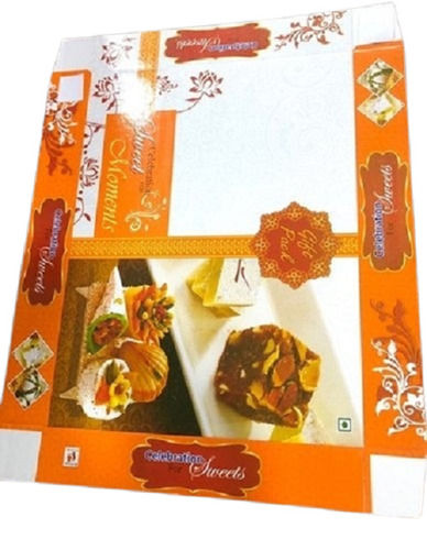 Matte Lamination Eco-Friendly And Biodegradable Printed Square Cardboard Sweet Packaging Box