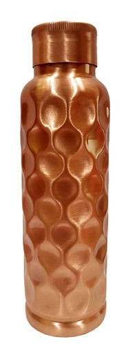 Long Lasting Leakproof 100% Pure Copper Water Bottle With Flip-Top Lid