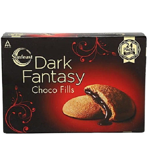 Sunfeast Dark Fantasy Choco Fills Fat Content (%): 27.2 Grams (G)