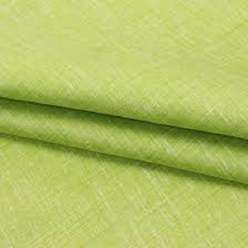 Green Wrinkle Free And Smooth Breathable Plain Cotton Fabric For Textile Industry