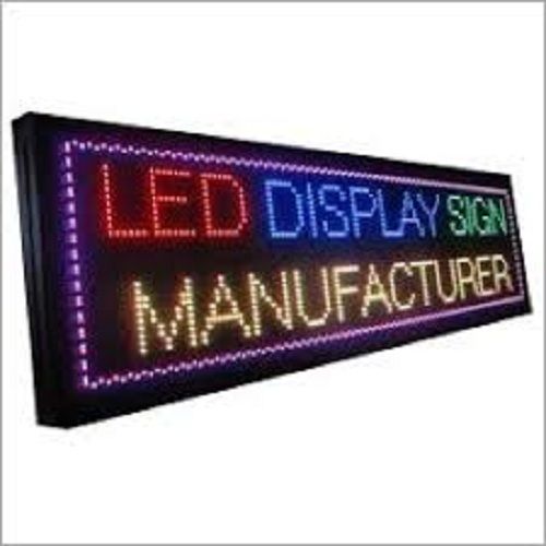 Rectangle Acrylic LED Glow Sign Board