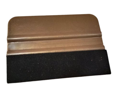 Brown And Black Color Rectangular Shape Plastic Wall Dough Scraper For Home