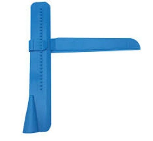 Smooth Handle Blue Color Pp Grade Solid Plastic Scrapers For Bakery Use