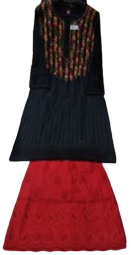 Red Black Multi Color Pure Cotton Material Full Sleeves Ladies Salwar Suits