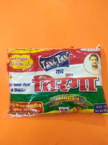 Tasty And Spicy 500 Grams Fat 2 Grams Tiranga Mix Namkeen With 6 Month Shelf Life  Grade: Food