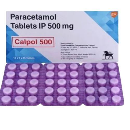 Paracetamol Tablets Ip 500 Mg Calpol 500 Age Group: Infants