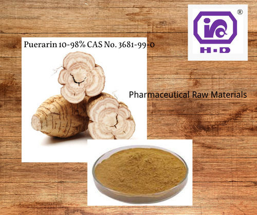Puerarin 10-98% CAS No. 3681-99-0 Pharmaceutical Raw Materials