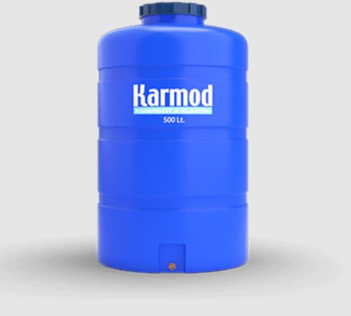 50 Liter Storage Capacity Polywell Puff-tuff Blue Coloured Plastic Water Tank Application: Home