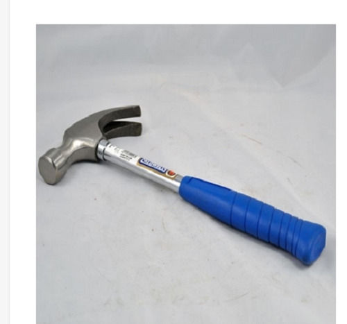 Blue Stainless Steel Material Rubber Handle Polished Iron Claw Hammer