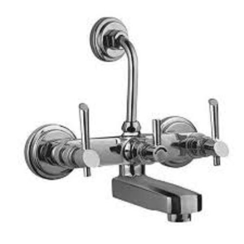 Silver Corrosion Resistance Stainless Steel Cera Wall Mixer Bathroom Fittings