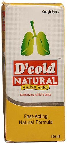 D'cold Natural Cough Syrup, 100 Ml