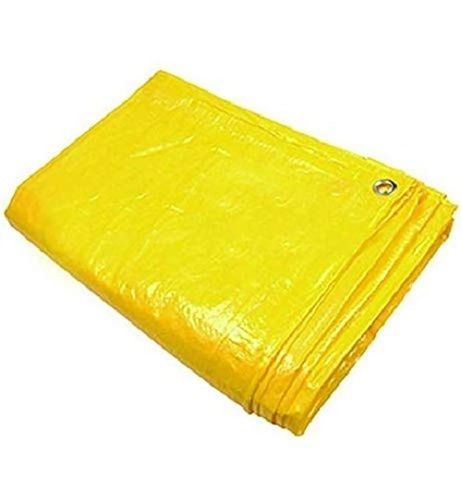 Water Resistant Lightweight Strong And Durable Yellow Plastic Tarpaulin