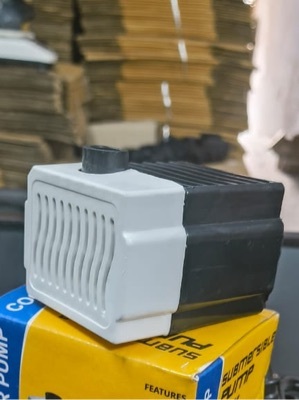 Abs Plastic Material 40Watt Input 240V Water Cooler Pump For Industrial - Durable Design Medium Pressure Submersible Usage White and Blue Color