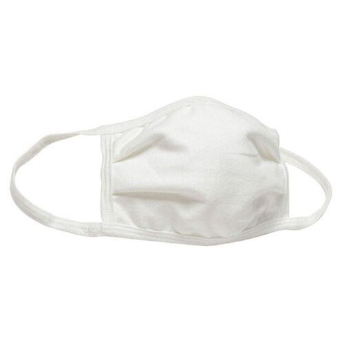 Comfortable Reusable And Washable Plain White Cotton Face Mask Age Group: Suitable For All Ages