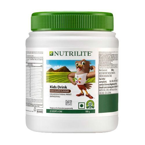 Kida  S Drink Chocolate And Vitamina  S Include 500 Grams Flavour Powder Nutrilite Packaging: Box