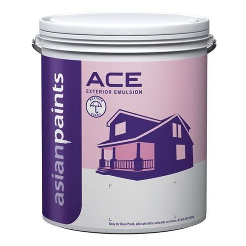 Water-Based Prevent Cracking Asian Paints Ace Exterior Emulsion,20L Chemical Name: Sodium Alginate