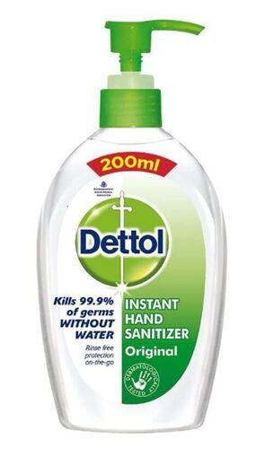 200 Ml, Kills 99.9% Germs And Bacteria Without Water Gel Hand Sanitizer 