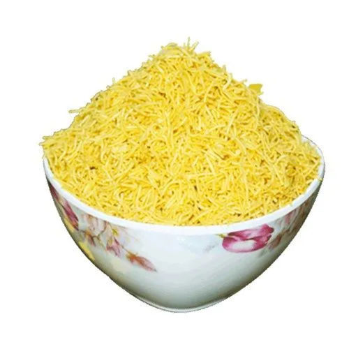 Indian Dish Gram Flour-Based Crispy Noodle And Salty Tasty Sev Namkeen