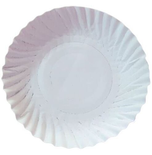 Use And Through Eco-Friendly Lightweight Disposable White Paper Plate 5 Inches