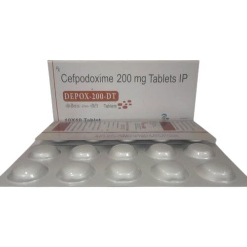 Depox 200 DT Tablet - 10x10 Tablets | Antibiotic for Urinary, Ear, Skin & Lung Infections, Dosage as per Doctor's Guideline, Best Taken with Food