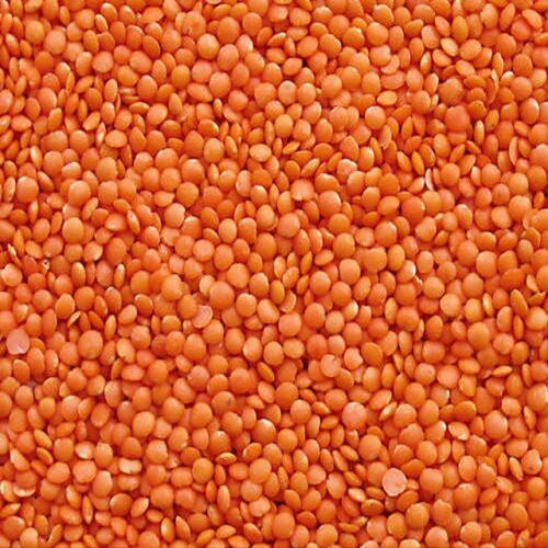 Healthy Natural Dried Splited Red Round Shaped Masoor Dal, Pack Of 1 Kg