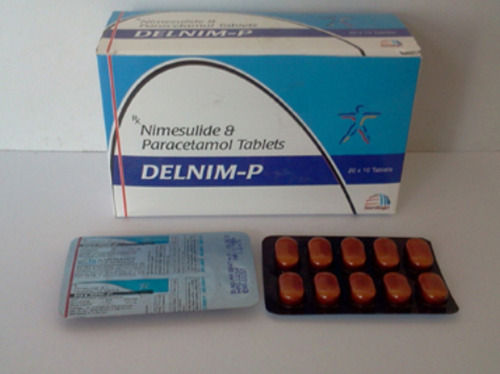 Nimesulide And Paracetamol Tablets For Body And Muscular Pain