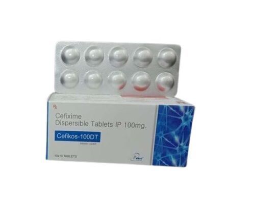 Cefixime Dispersible 10 X 10 Packaging Size Tablets Ip 100mg