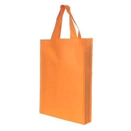 Simple Design Long Lasting Sky And Brown Fabric Bags With Handle