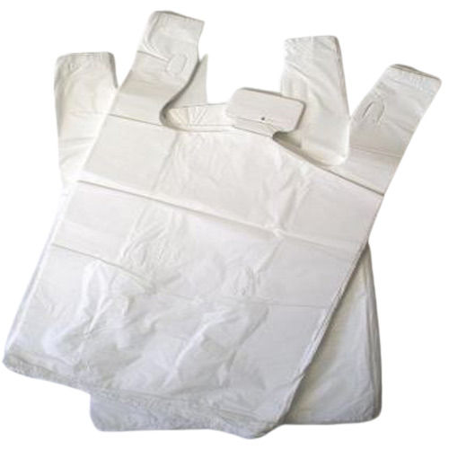 Pvc White Plain Plastic Carry Bags