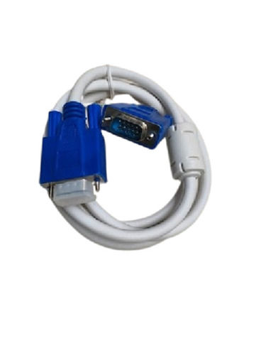 White Long Lasting Fine Finish Vga Cable For Computer