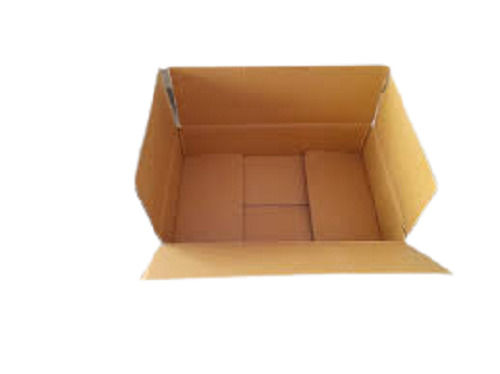 Paper Rectangular Shape Single Wall 3 Ply Plain Corrugated Boxes