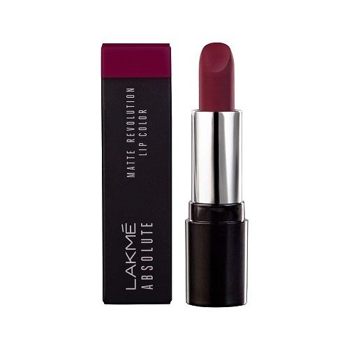 Waterproof And Long Lasting Dark Pink Matte Lakme Lipstick
