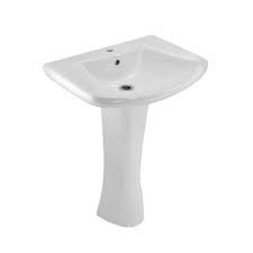 White Pedestal Wash Basin