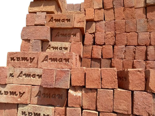 Weather Resistant Heavy Duty Rectangular Red Bricks With Dimension 9 X4 X 3 Mm Compressive Strength: 0-2.77 Newtons Per Millimetre Squared (N/Mm2)