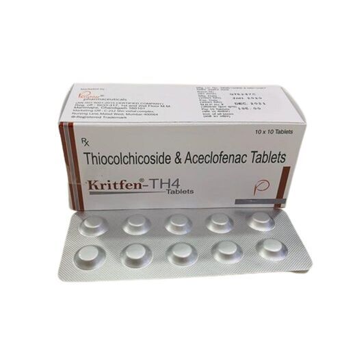 Thiocolchicoside & Aceclofenac Tablets,10x10 Tablets