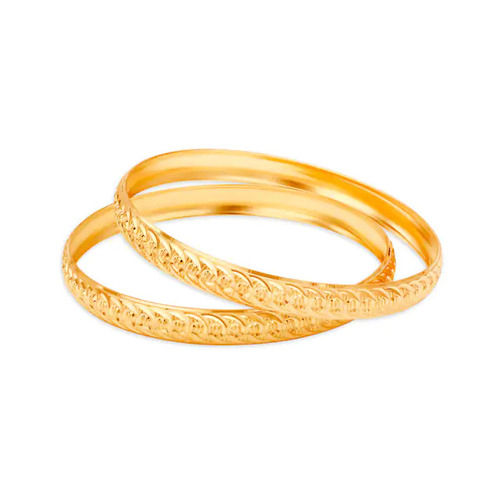 Engagement Women Lightweight And Skin Friendly Designer Elegant Look Gold Plated Bangle 