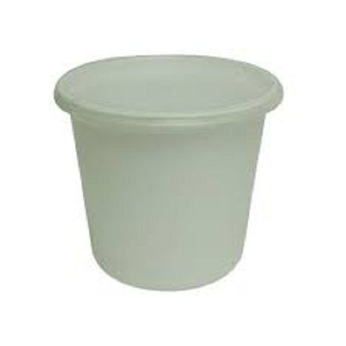 Eco-Friendly Eco Friendly Durable And Strong White Plastic Food Container, 600 Ml